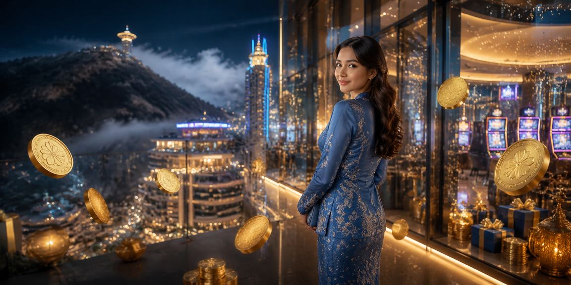 Pemain kasino bertaruh dalam suasana hiburan Genting Highlands