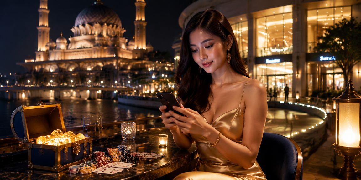 Pemain poker dalam pertaruhan poker di Putrajaya